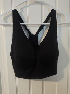 Soma Black Women's Seamless Racerback Bra